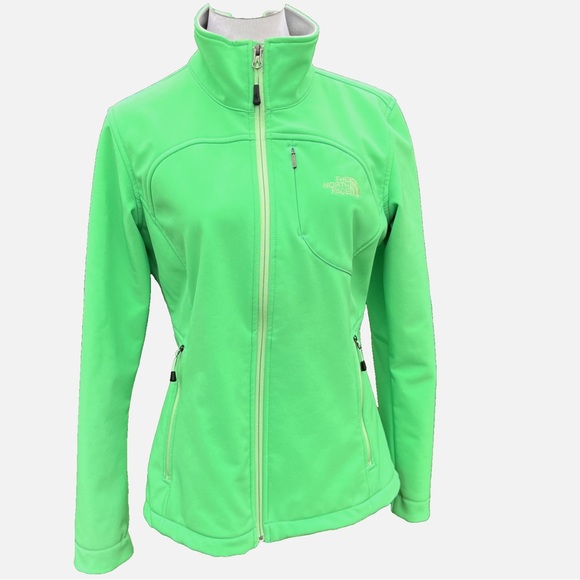 The North Face Apex Bionic Jacket Women's Medium Bionic Green Full Zip Hiking - Picture 1 of 13
